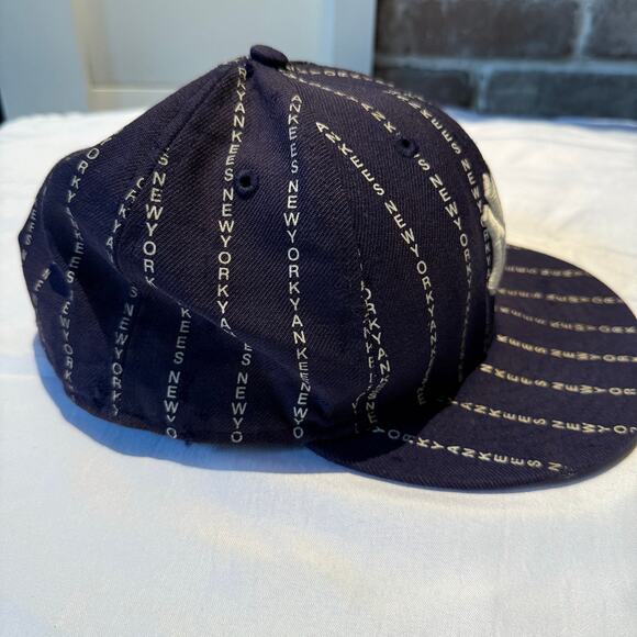 MLB Flatbill NY Yankees Baseball Cap 59Fifty Size 7 5/8 - Picture 6 of 8